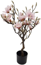 Kunstig Magnoliatræ - 85 cm - rosa