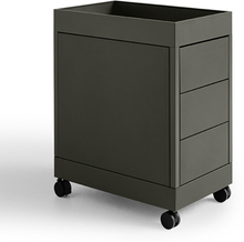 HAY New Order Trolley - 3 Skuffer Med Hjul - Army