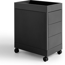 HAY New Order Trolley - 3 Skuffer Med Hjul - Charcoal