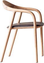 Artisan Neva Chair - Eg - Sort Zenith Læder