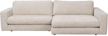 Rowico Home Duncan sofa - Robin lysegrå - højrevendt chaiselong - 258 cm