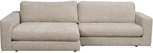 Rowico Home Duncan sofa - Robin grå beige - venstrevendt chaiselong - 258 cm