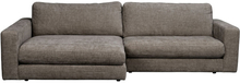 Rowico Home Duncan sofa - Robin mellemgrå - venstrevendt chaiselong - 258 cm