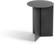 HAY Slit Table - Round - High - Black