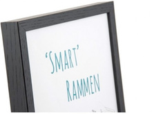 Smart Rammen - A3 - sort eg