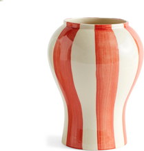 HAY Sobremesa Stripe Vase - Small - Red