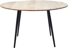 Tessa matbord runt Ø160 cm - Trä/svart