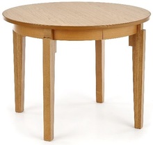 Daly runt förlängningsbart matbord i ek Ø100-200 cm
