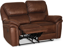 Riverdale 2-sits reclinersoffa - Mocka (Mikrofiber)