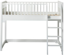 SEASIDE Junior Low Loft Bed - White
