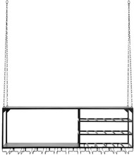 LOFTSTÄLL / HYLLA L - Svart