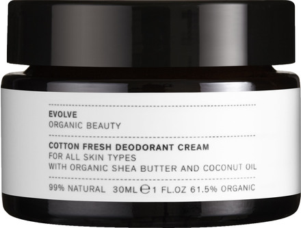 Evolve Cotton Fresh Natural Deodorant Cream 30 ml