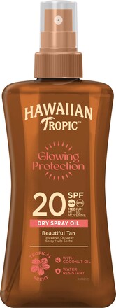 Hawaiian Tropic Glowing Protection Dry Oil Spray SPF20 200 ml