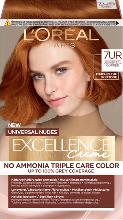 L'Oréal Paris Excellence Crème Universal Nudes Hair Color 7UR Uni