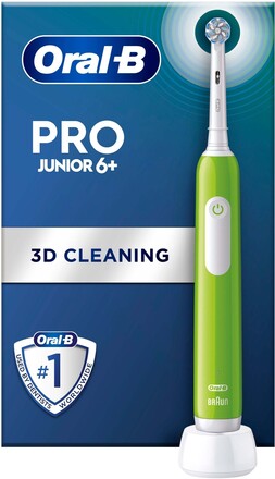 Oral B Pro Junior Green Electric Toothbrush For Ages 6+