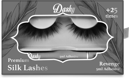 Dashy Premium Silk Lashes + 5 ml Adhesive Revenge