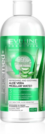 Eveline Cosmetics Facemed+ Aloe Vera Micellar Water 400 ml