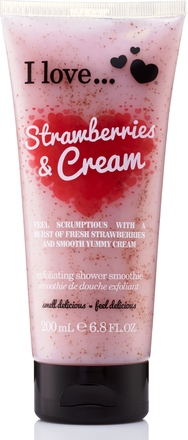 I Love... Exfoliating Shower Smoothie I Love… Strawberries & Crea