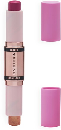 Makeup Revolution Blush & Highlight Stick Champagne Shine