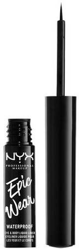 NYX PROFESSIONAL MAKEUP Epic Wear Metallic Liquid Liner Black Met