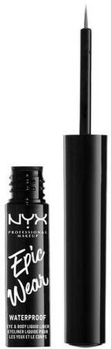 NYX PROFESSIONAL MAKEUP Epic Wear Metallic Liquid Liner Gunmetal