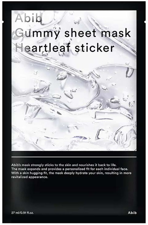 Abib Heartleaf Gummy Sheet Mask Heartleaf Sticker 10-Pack 27 g