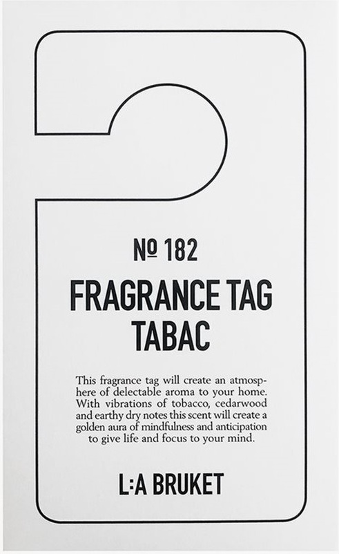 L:a Bruket Fragrance Tag Tabac