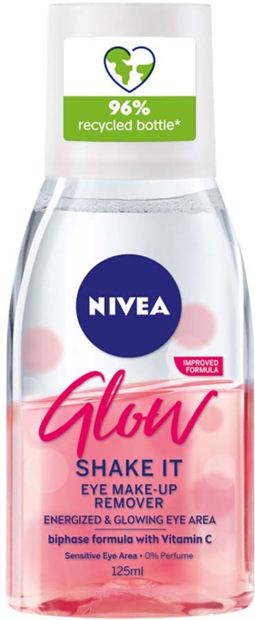 NIVEA Glow Shake It Eye Make-Up Remover 125 ml