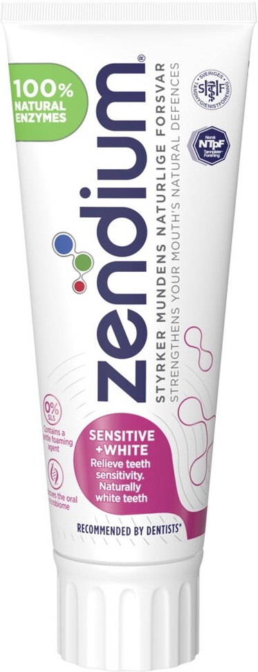 Zendium Sensitive + White Toothpaste 75 ml