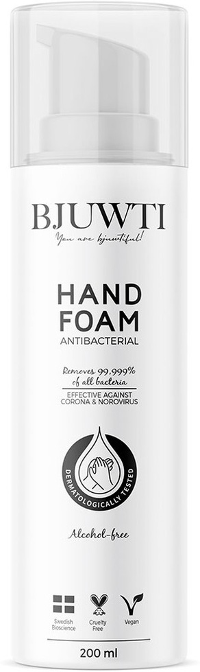 Bjuwti Hand Hygiene Antibakteriell Bottle Foam 200 ml