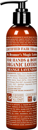 Orange Lavender Organic Hand & Body Lotion 237 ml