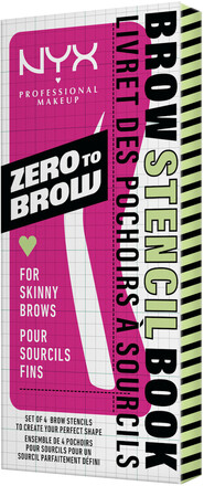 Zero To Brow Stencil 01 For Skinny Brows