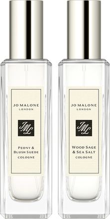 Peony & Blush Suede + Wood Sage & Sea Salt Cologne Scent Pairing Duo 2 x 30 ml