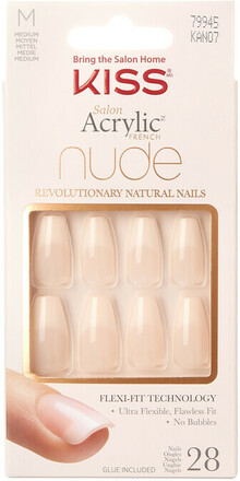 Acrylic Nude Artificial Nails 79945 Leilani