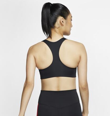 Nike Dri-FIT Swoosh Women's Medium-Support 1-Piece Pad Sports Bra - Black
