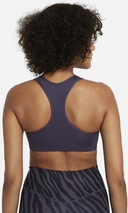 Nike Dri-FIT Swoosh Women's Medium-Support 1-Piece Pad Sports Bra - Purple