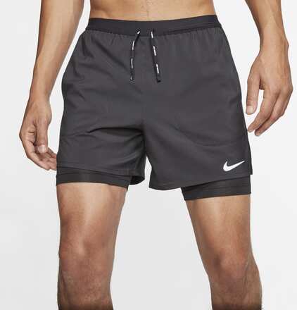 Nike Flex Stride Men's 13cm (approx.) 2-in-1 Running Shorts - Black