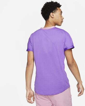 NikeCourt Dri-FIT ADV Rafa Men's Short-Sleeve Tennis Top - Purple