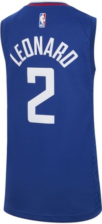 Kawhi Leonard Clippers Icon Edition Older Kids' Nike NBA Swingman Jersey - Blue