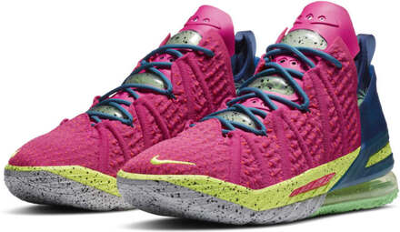 LeBron 18' Los Angeles By Night' Basketball Shoe - Pink