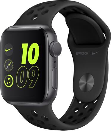Apple Watch Nike SE (GPS) with Nike Sport Band 40mm Space Grey Aluminium Case - Grey