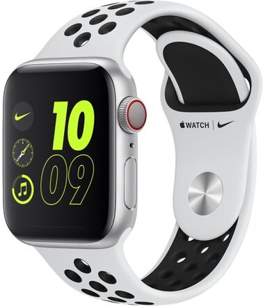 Apple Watch Nike Series 6 (GPS + Cellular) with Nike Sport Band 44mm Silver Aluminium Case - Grey