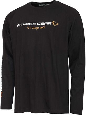 Savage Gear Signature Logo långärmad tröja XL