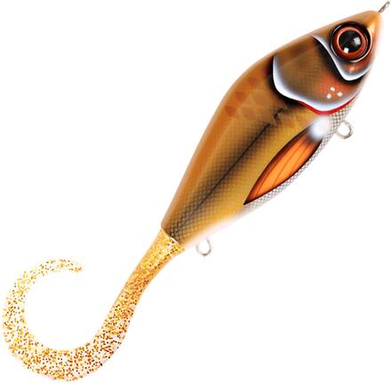 Strike Pro Guppie Jr Shallow jerkbait Bemidji Blonde - Gold Glitter