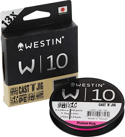 Westin W10 Cast ´N´ Jig Pickled Pink 110 m flätlina 0,10mm
