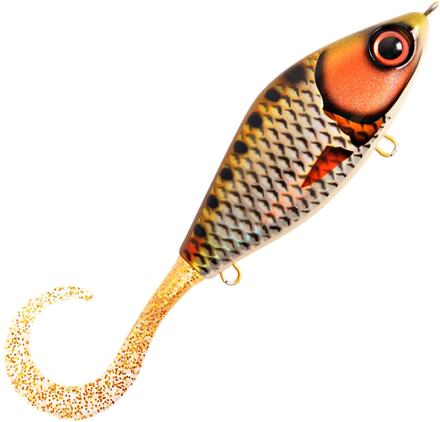 Strike Pro Guppie Jr jerk Golden Ridgeback Gold Glitter