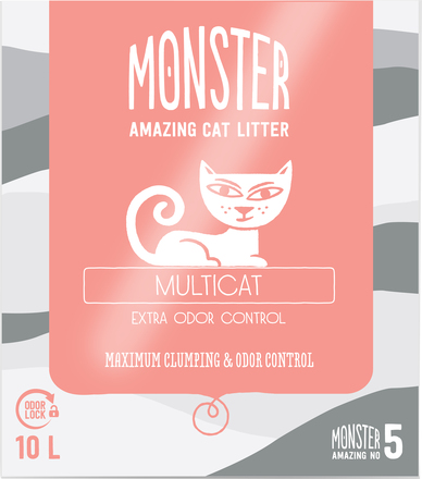 Kattsand Monster Multicat 10L