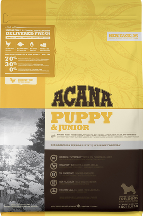 Hundfoder Acana Puppy & Junior 2kg