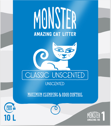 Kattsand Monster Unscented 10L