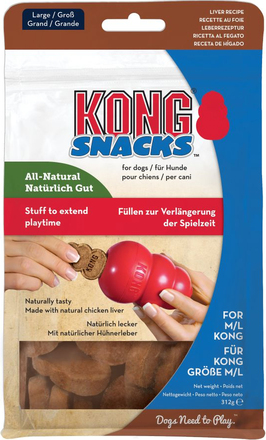 Hundgodis Kong Snacks Liver L 312g